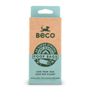 Beco Pack 4 rollos Bolsas Biodegradable olor Menta 60 U