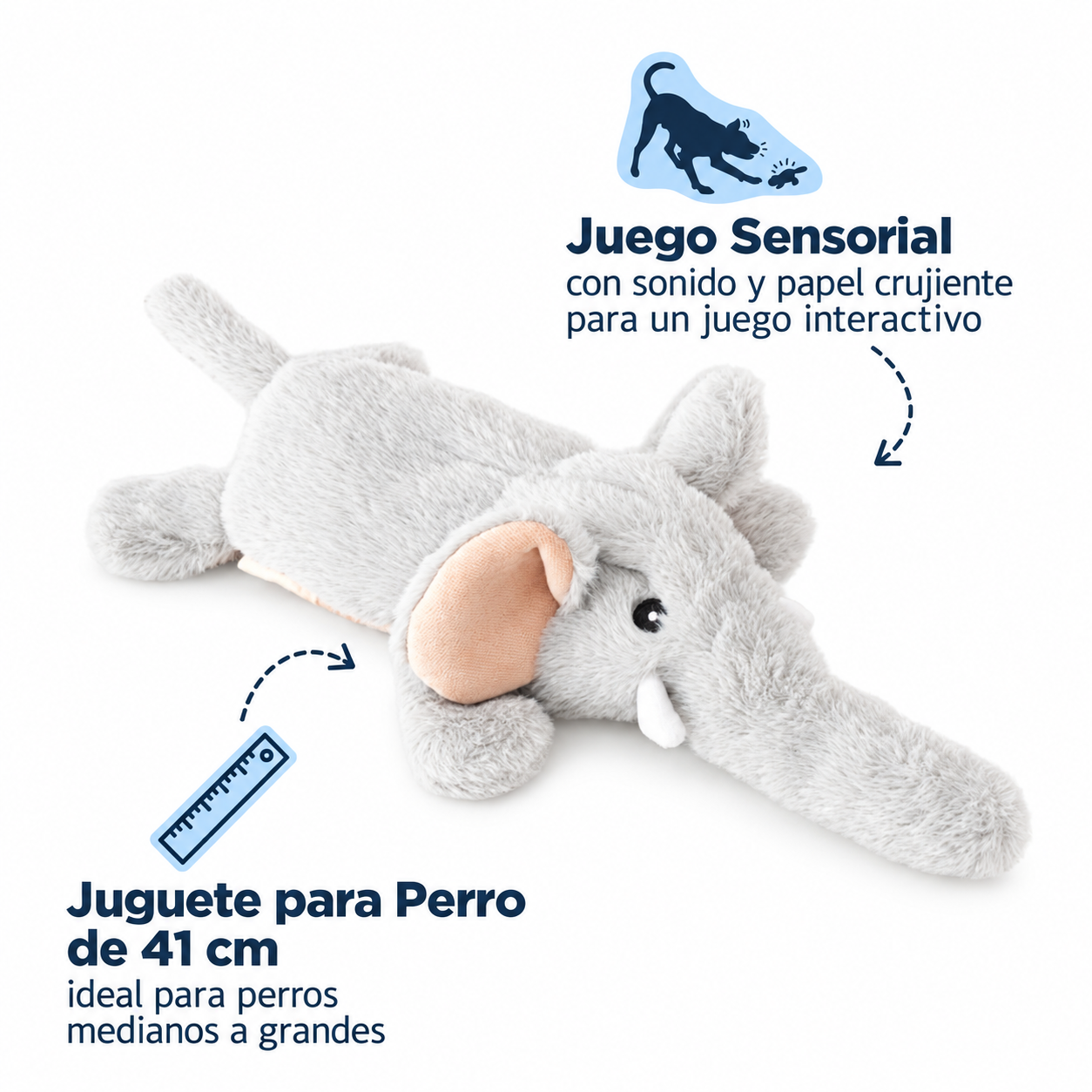 Elefante sin Relleno con Sonido - Imagen 2