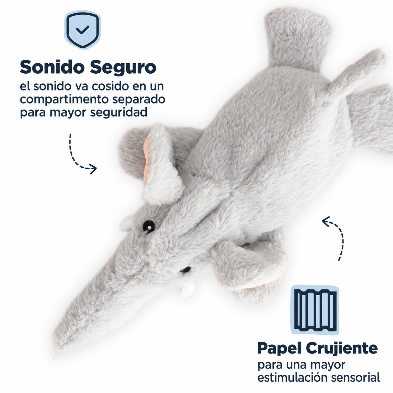 Elefante sin Relleno con Sonido - Imagen 3